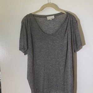3.1 Phillip Lim Acid-Wash Gray Short Sleeve Tee